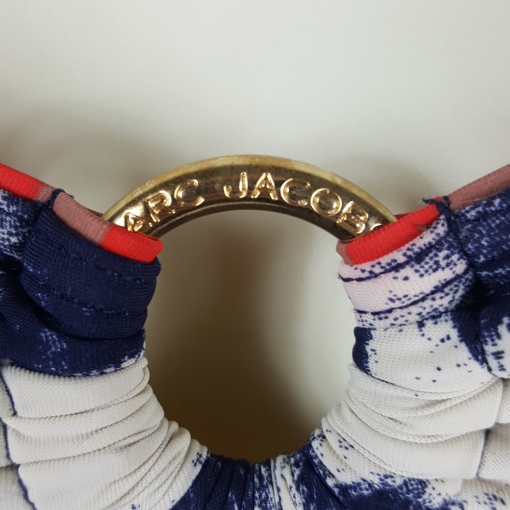 Marc By Marc Jacobs Sparks Ring Monokini USA Patriotic American Flag Swim Suit - Picture 4 of 8